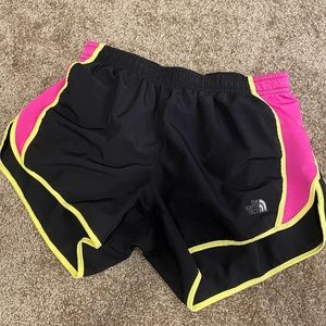 North face running shorts